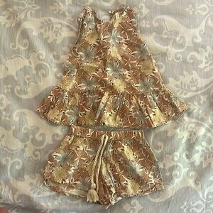 Rylee + Cru Short Set Size 2-3